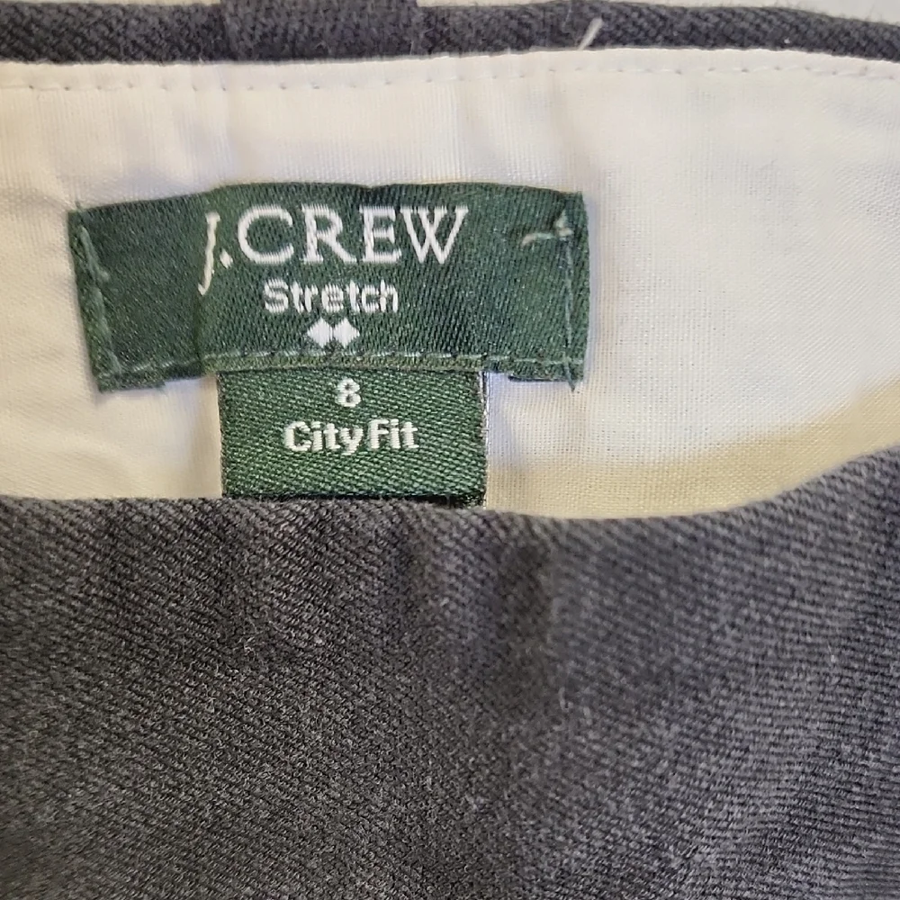 J. CREW Stretch Black Cropped Pants